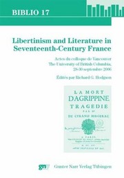 Cover_Libertinism and literature